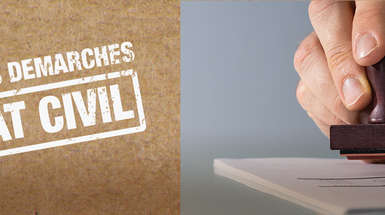 Actes d'état-civil (naissance, mariage, décès)