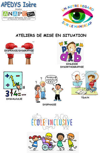affiche présentant les &quot;dys&quot;