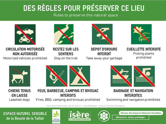 Des règles pour préserver ce lieu